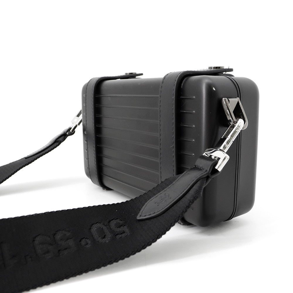RIMOWA Cloth Crossbody Bag Black99011010 Aluminium