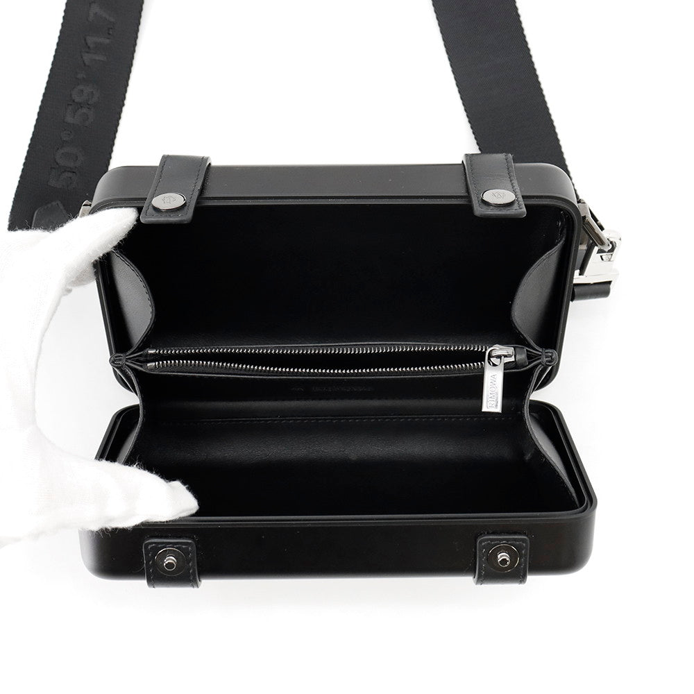 RIMOWA Cloth Crossbody Bag Black99011010 Aluminium