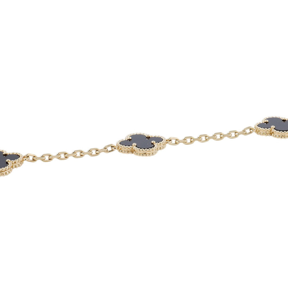 Van Cleef & Arpels Vintage Alhambra Necklace 10 MotifsVCARA42700 18K Yellow Gold
