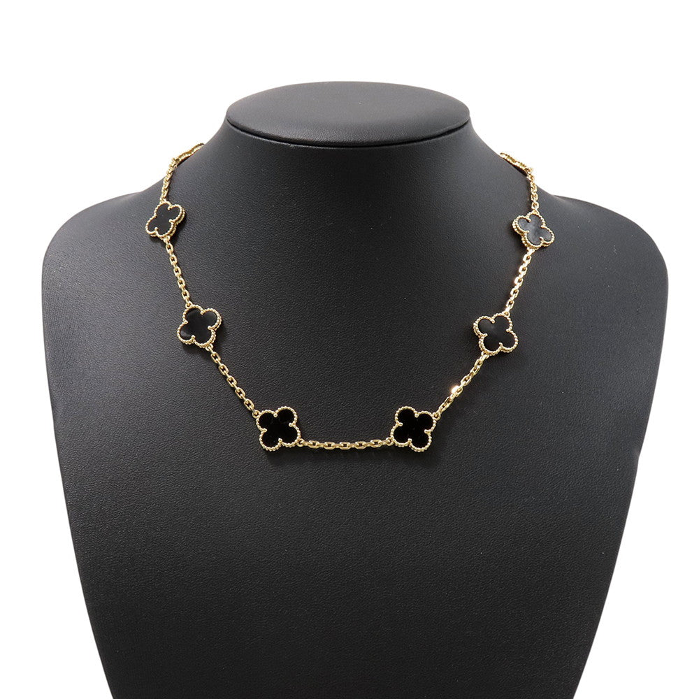 Van Cleef & Arpels Vintage Alhambra Necklace 10 MotifsVCARA42700 18K Yellow Gold