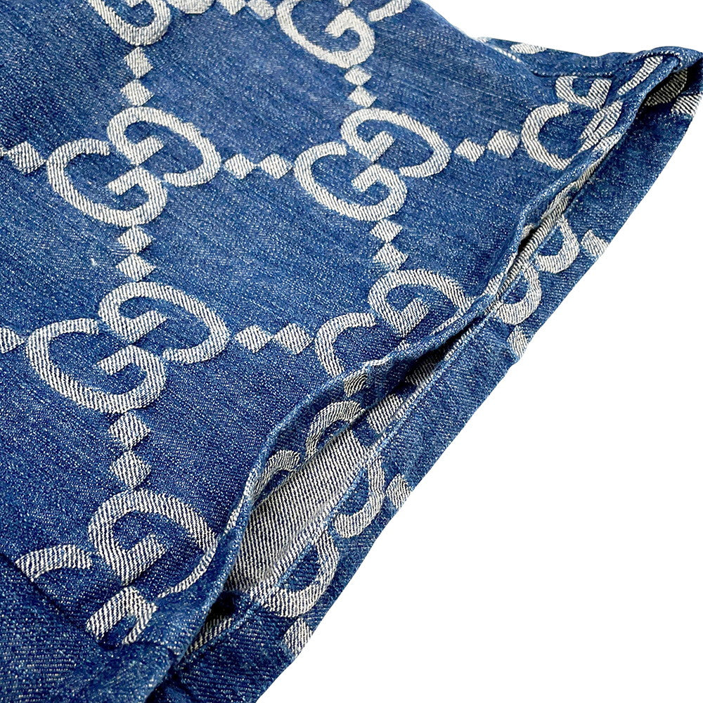 GUCCI GGDenim Shorts Size 42 Blue678807 Cotton100%