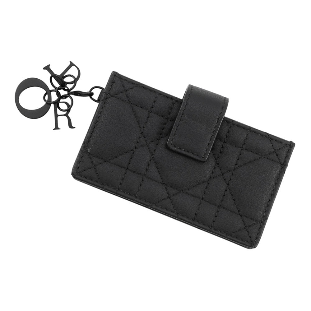 Dior Lady Dior Jasmine Card Case BlackS0074OVRB Lambskin