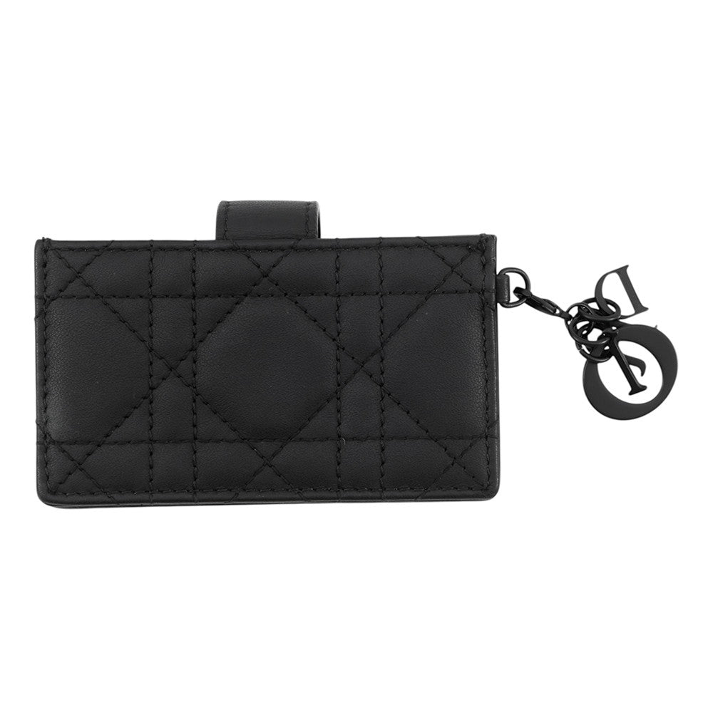 Dior Lady Dior Jasmine Card Case BlackS0074OVRB Lambskin