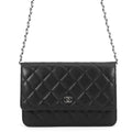CHANEL Matelasse Chain wallet BlackAP0250 Caviar Leather