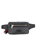 GUCCI Crossbody Bag Black/Gray/Red474293 GG Supreme