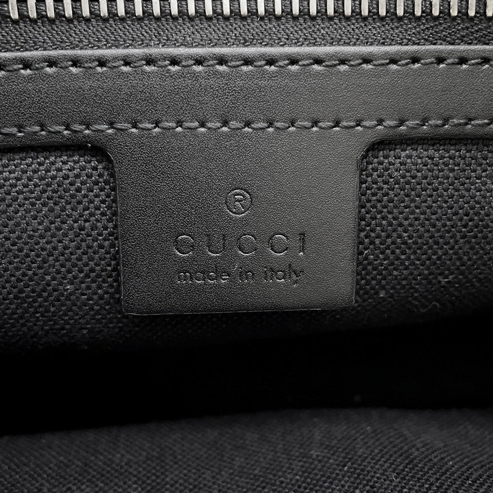 GUCCI Crossbody Bag Black/Gray/Red474293 GG Supreme