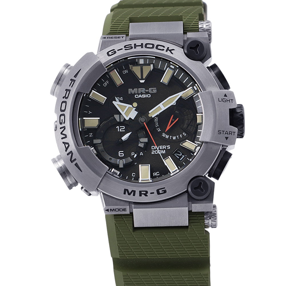 CASIO G-SHOCK MR-G Frogman W49.7mm Titanium Rag Black DialMRG-BF1000RG-3AJR