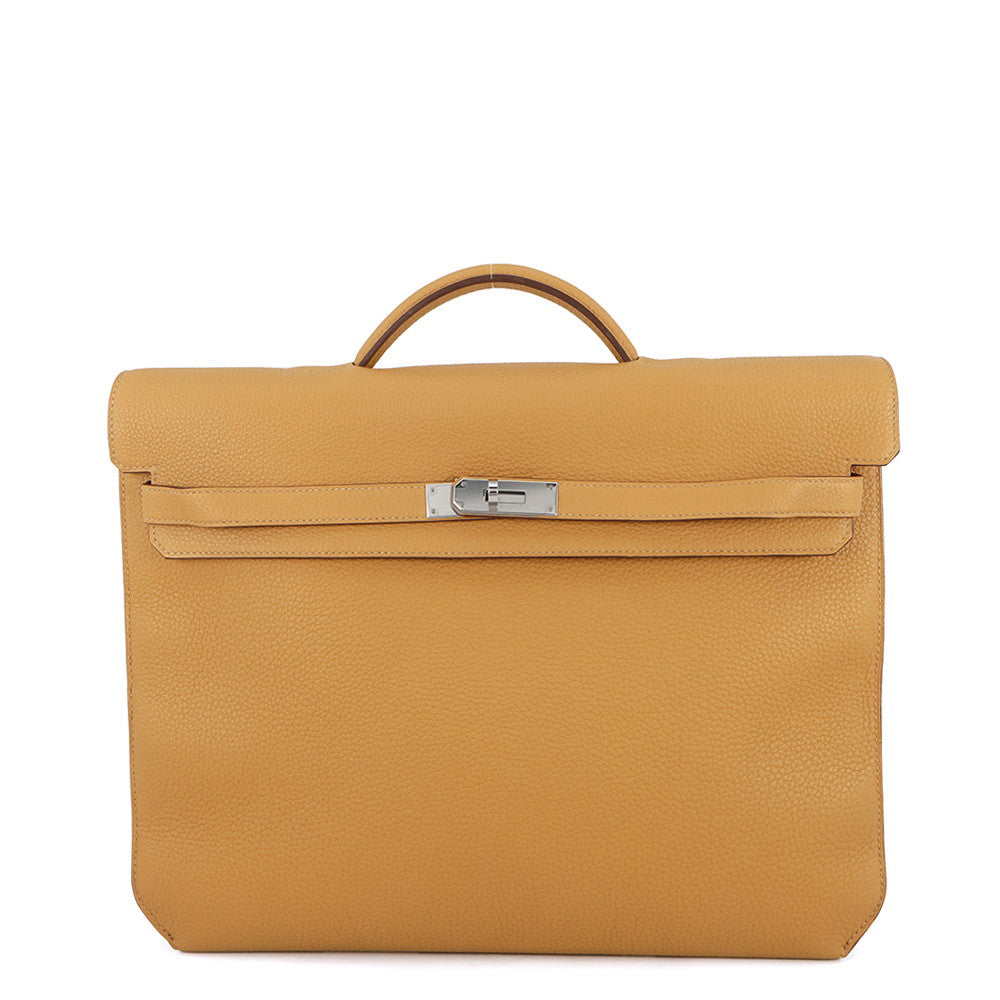 HERMES Kelly Depeche Sesame Togo Leather Size 34