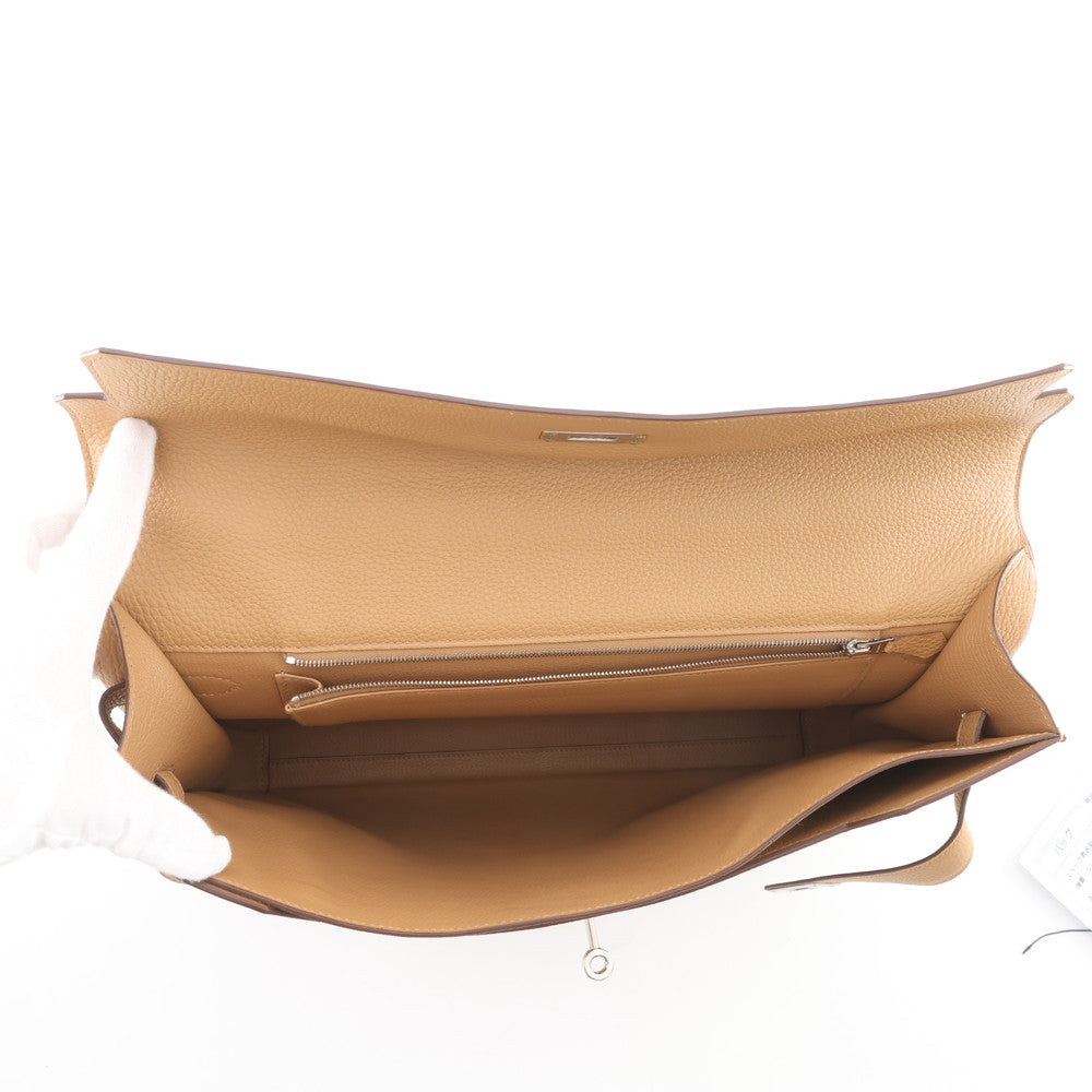 HERMES Kelly Depeche Sesame Togo Leather Size 34