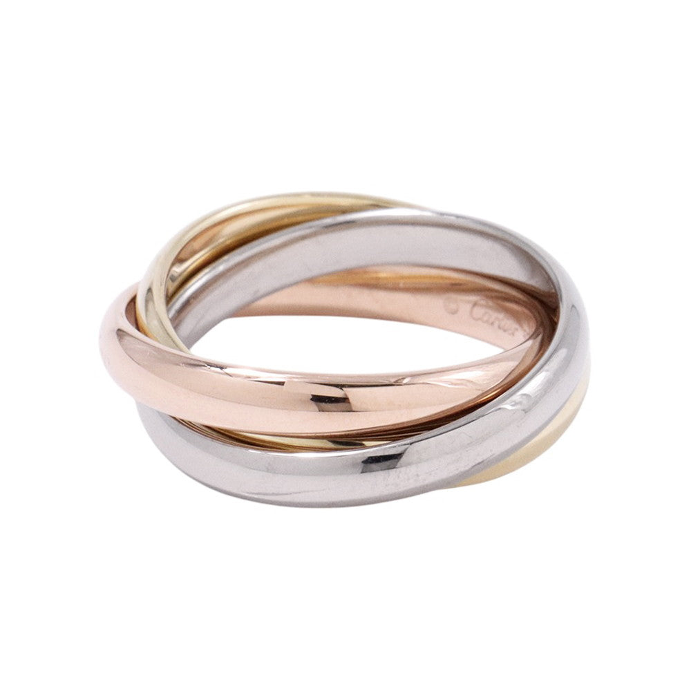 CARTIER Trinity Ring Classic Size 53/#13 ClassicB4234253/B4234200 K18YG K18PG K18WG