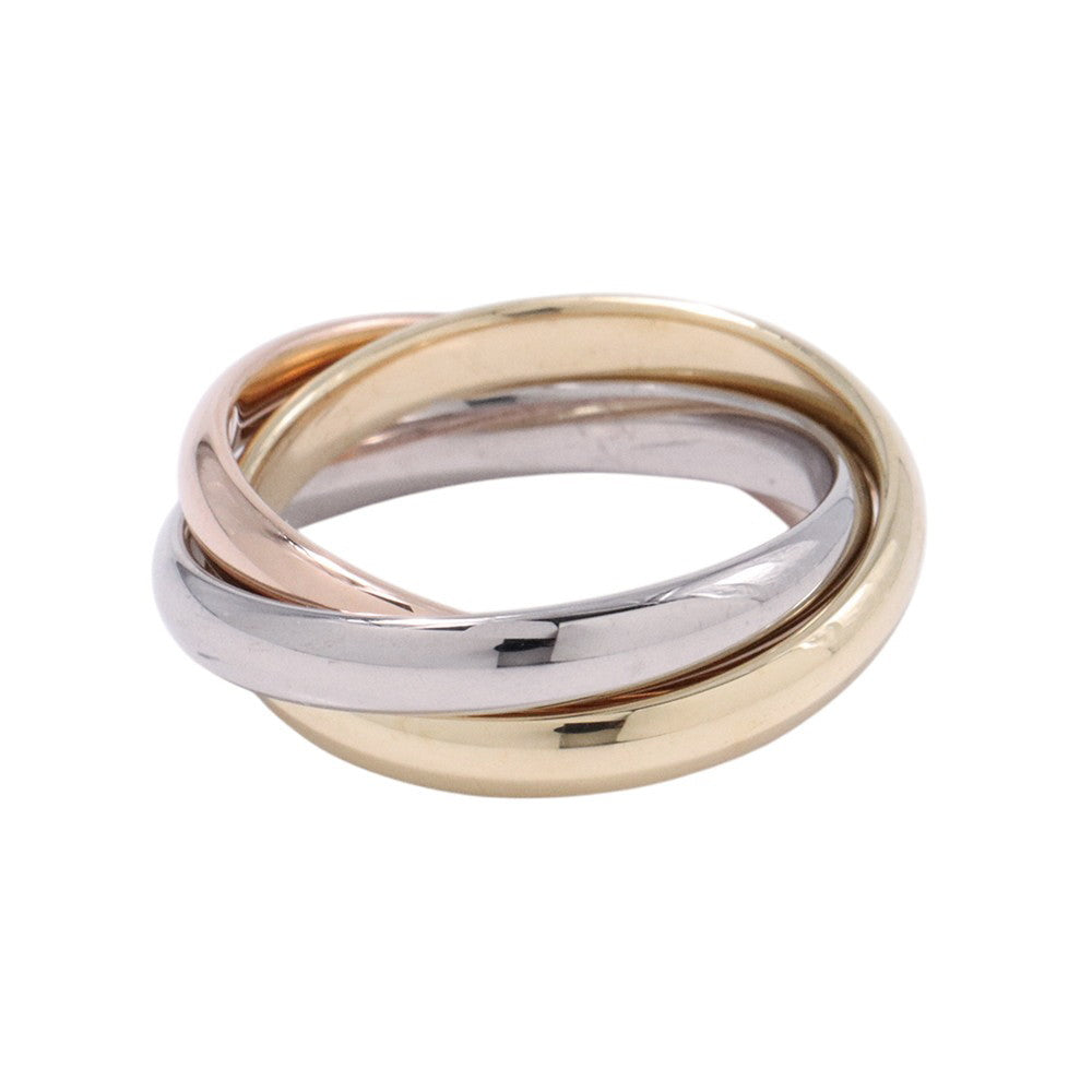 CARTIER Trinity Ring Classic Size 53/#13 ClassicB4234253/B4234200 K18YG K18PG K18WG