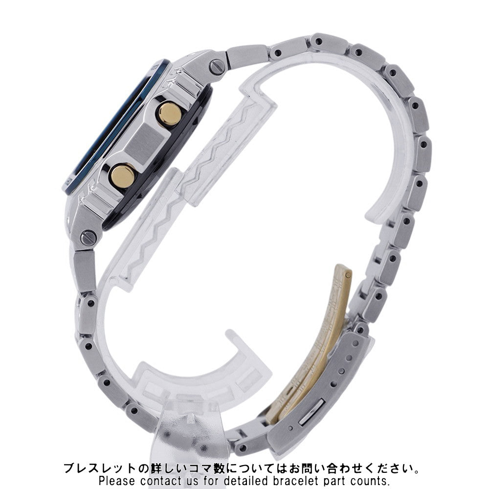 CASIO G-SHOCK Full Metal 5000 Series 50th Anniversary Model W43.2mm Stainless Steel Blue/Gold DialGMW-B5000SS-2JR