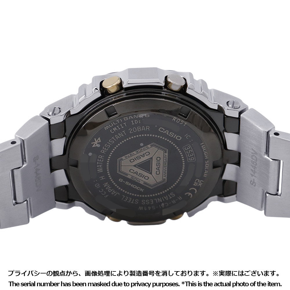 CASIO G-SHOCK Full Metal 5000 Series 50th Anniversary Model W43.2mm Stainless Steel Blue/Gold DialGMW-B5000SS-2JR