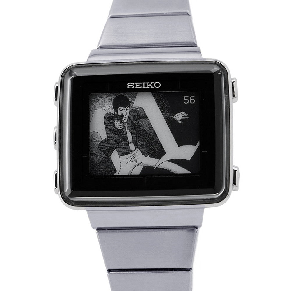 SEIKO Spirit Smart Lupin the Third Series Collaboration Limited Edition - Limited to 1000 pieces W44.2mm Stainless Steel Black/White DialSBPA005