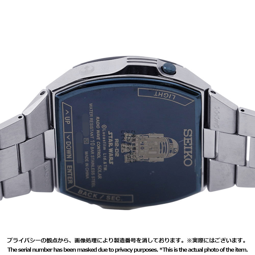 SEIKO Brightz Star Wars R2-D2 Limited Edition (1000 pieces) W41.5mm Stainless Steel Black/White DialSDGA005