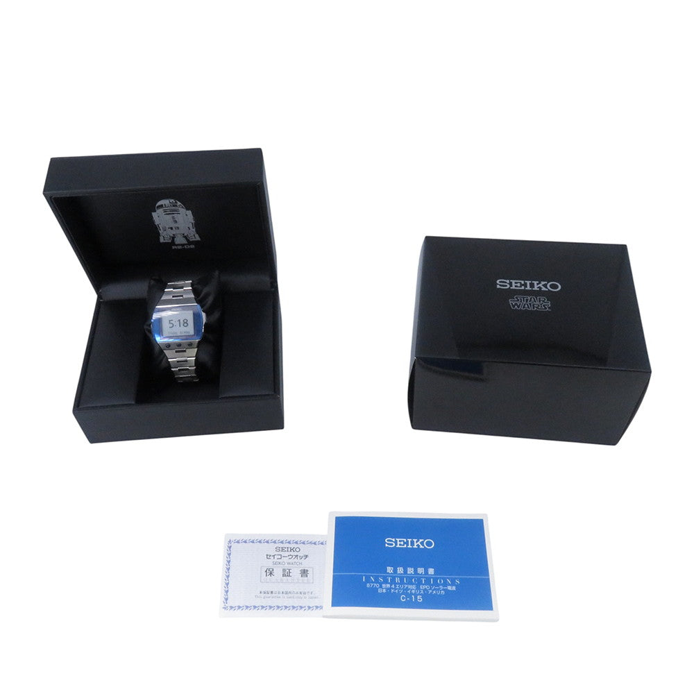 SEIKO Brightz Star Wars R2-D2 Limited Edition (1000 pieces) W41.5mm Stainless Steel Black/White DialSDGA005
