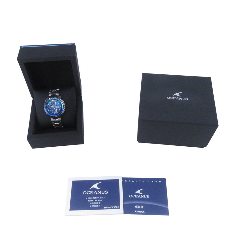 CASIO Oceanus Manta S6000 Series W47.1mm TI Blue DialOCW-S6000SW-2AJR
