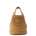 HERMES in-the-loop Tote Bag Biscuit Taurillon Clemence Swift Leather Size 18