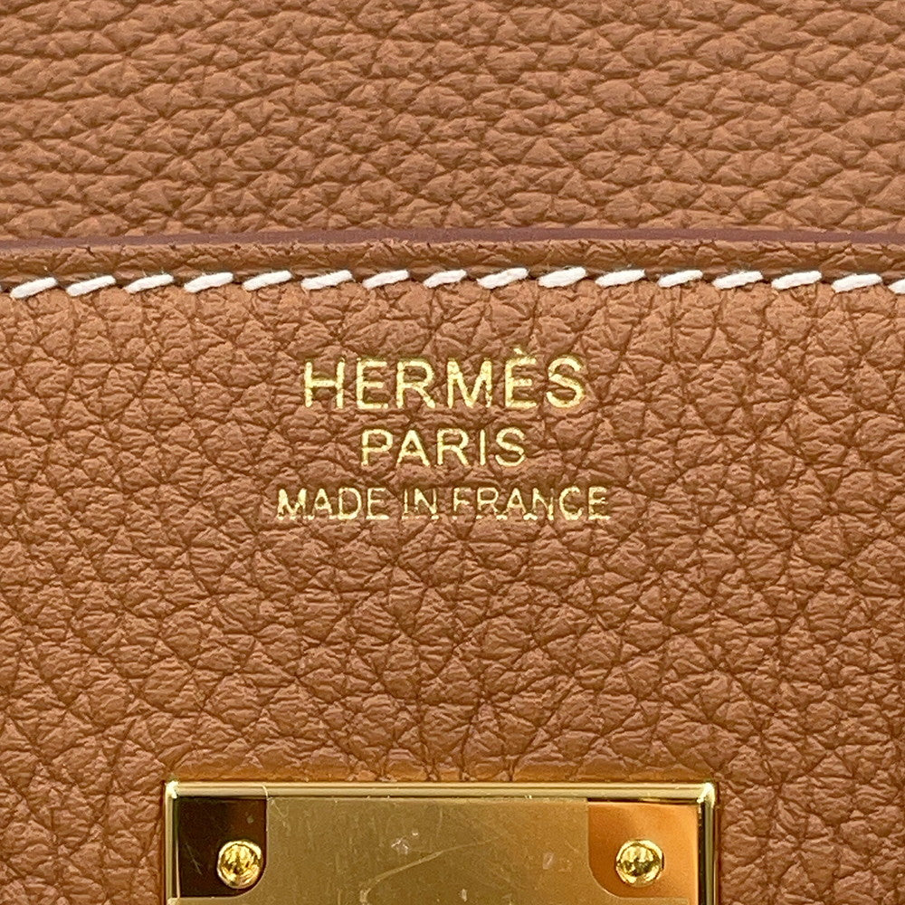 HERMES Birkin Gold Togo Leather Size 30