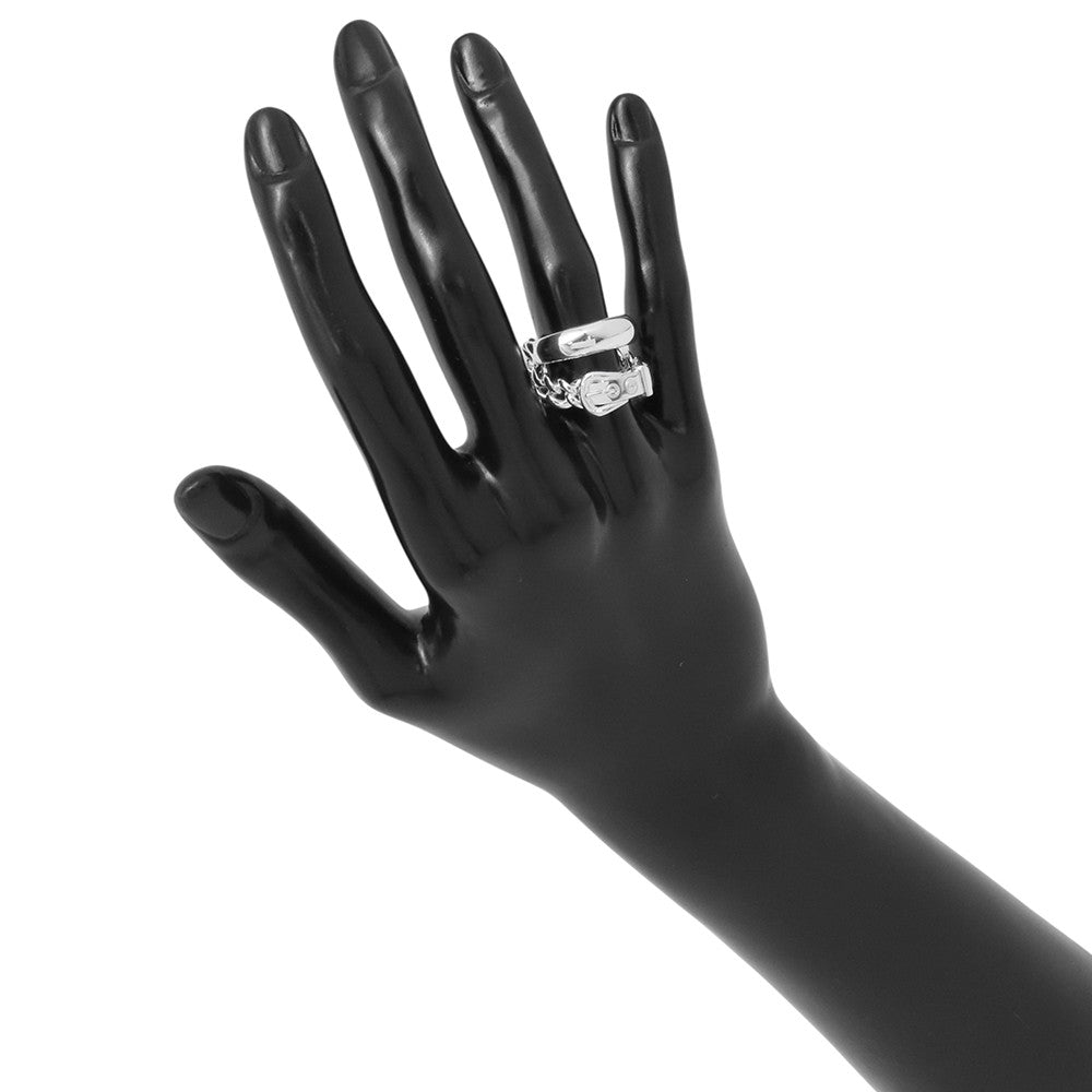 HERMES BoucleSellier Inflexible Ring Size 52/#12 SV925