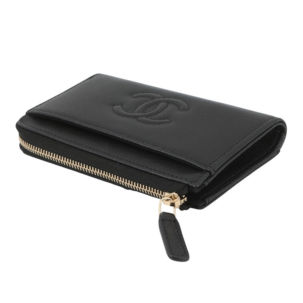 CHANEL Fragment case BlackAP4661 Caviar Leather