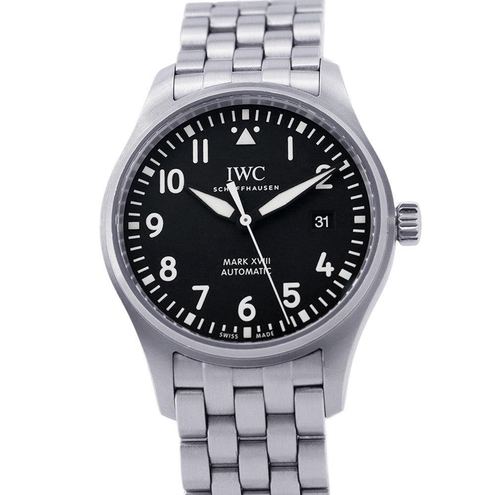 IWC Pilot's Watch Mark XVIII W40mm Stainless Steel Black DialIW327015