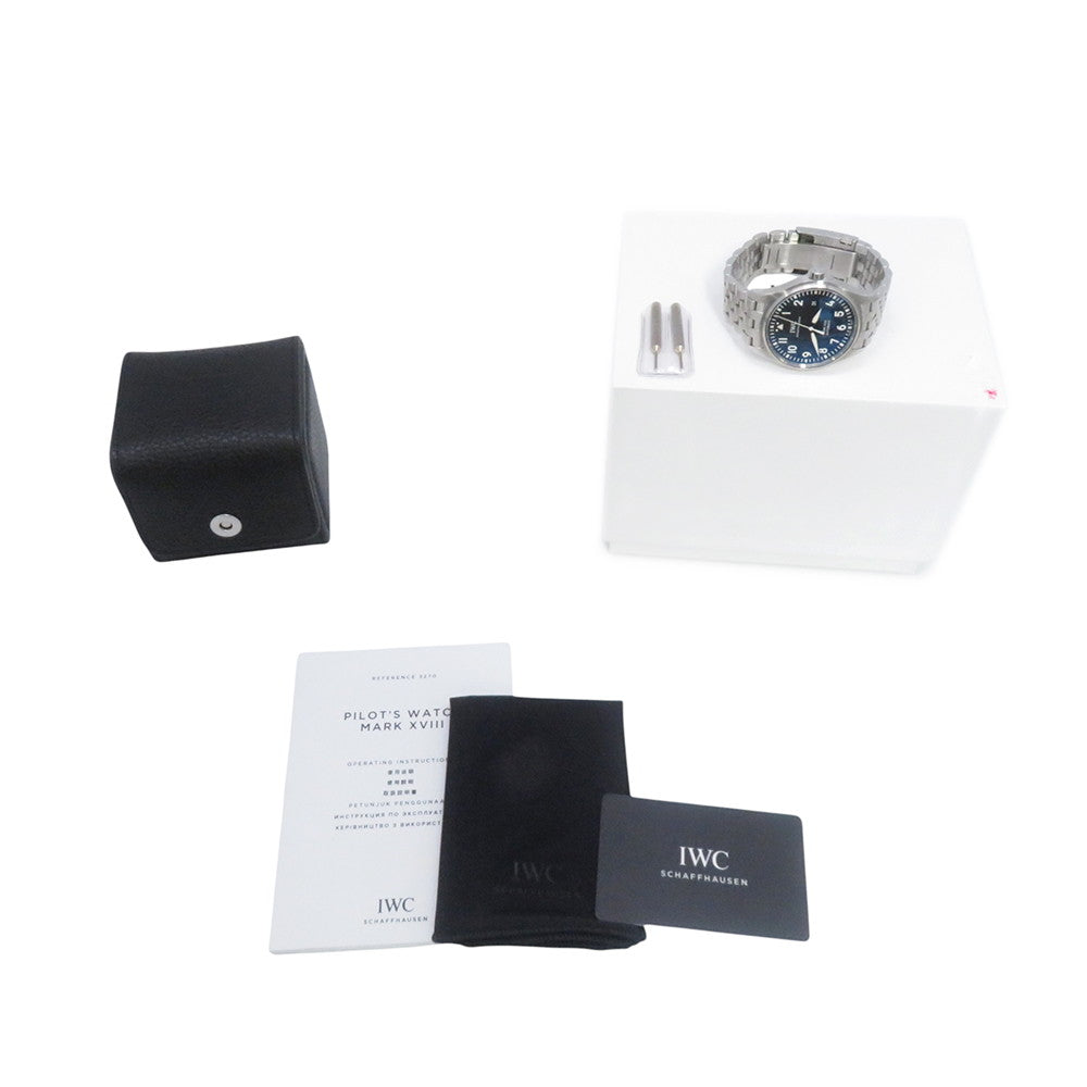IWC Pilot's Watch Mark XVIII W40mm Stainless Steel Black DialIW327015