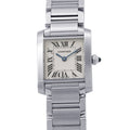 CARTIER Tank Francaise SM H25mm×W20mm Stainless Steel Ivory DialW51008Q3