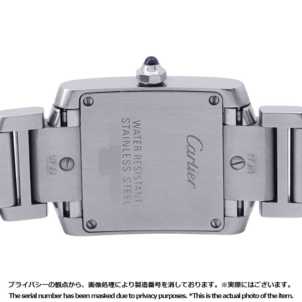 CARTIER Tank Francaise SM H25mm×W20mm Stainless Steel Ivory DialW51008Q3