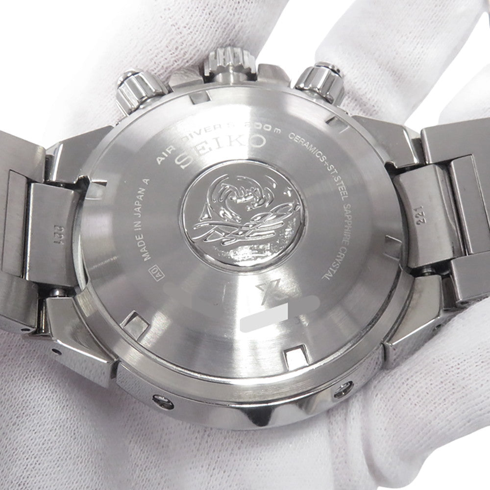 SEIKO Prospex Diver Scuba TransOcean W46.5mm Stainless Steel Black DialSBEC001