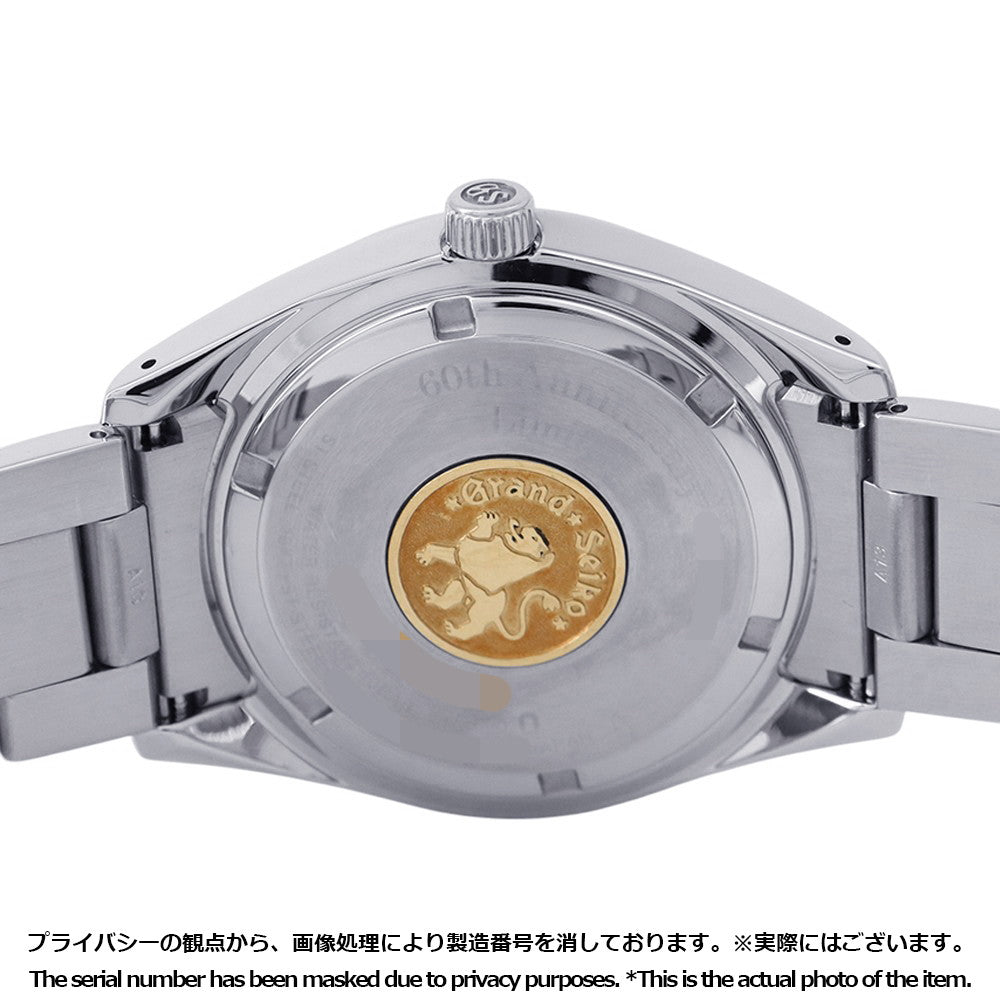 SEIKO Grand Seiko Heritage Collection 60th Anniversary Limited Edition W40mm Stainless Steel Grand SEIKO Blue DialSBGP007