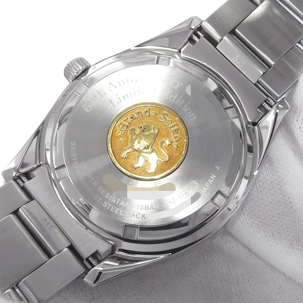SEIKO Grand Seiko Heritage Collection 60th Anniversary Limited Edition W40mm Stainless Steel Grand SEIKO Blue DialSBGP007