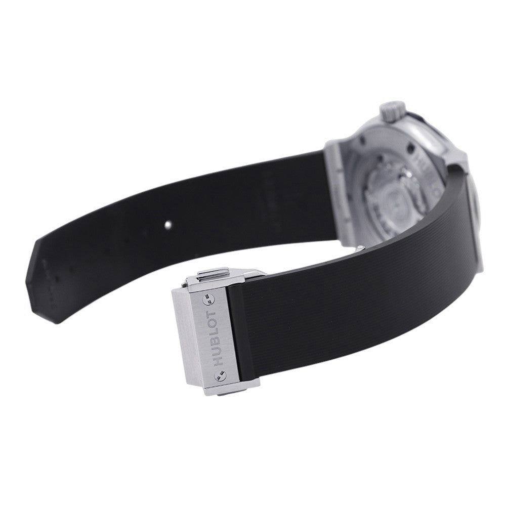 HUBLOT Classic Fusion Titanium Black Shiny W42mm TI Rubber Black Dial542.NX.1270.RX