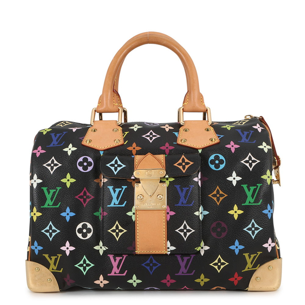 LOUIS VUITTON Speedy NoirM92642 Monogram・Multicolor Size 30