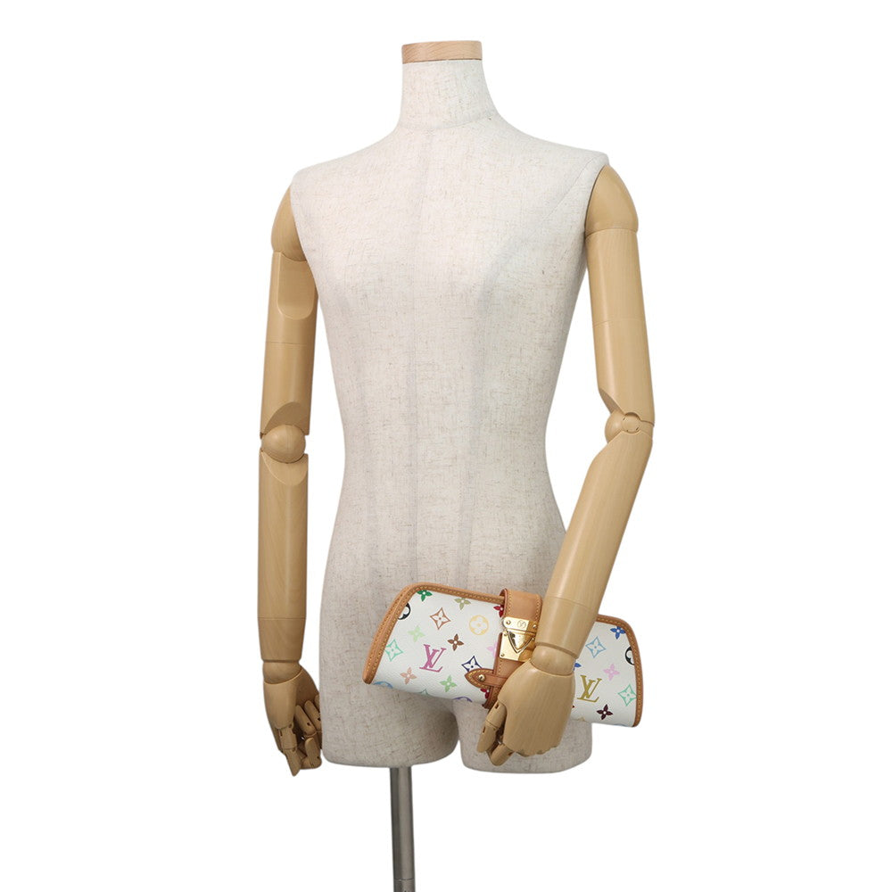 LOUIS VUITTON Shirley Blanc/RedM40049 Monogram・Multicolor
