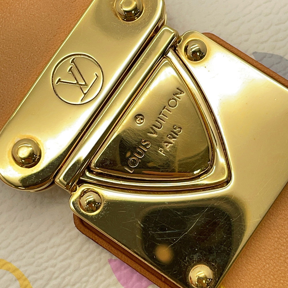 LOUIS VUITTON Shirley Blanc/RedM40049 Monogram・Multicolor