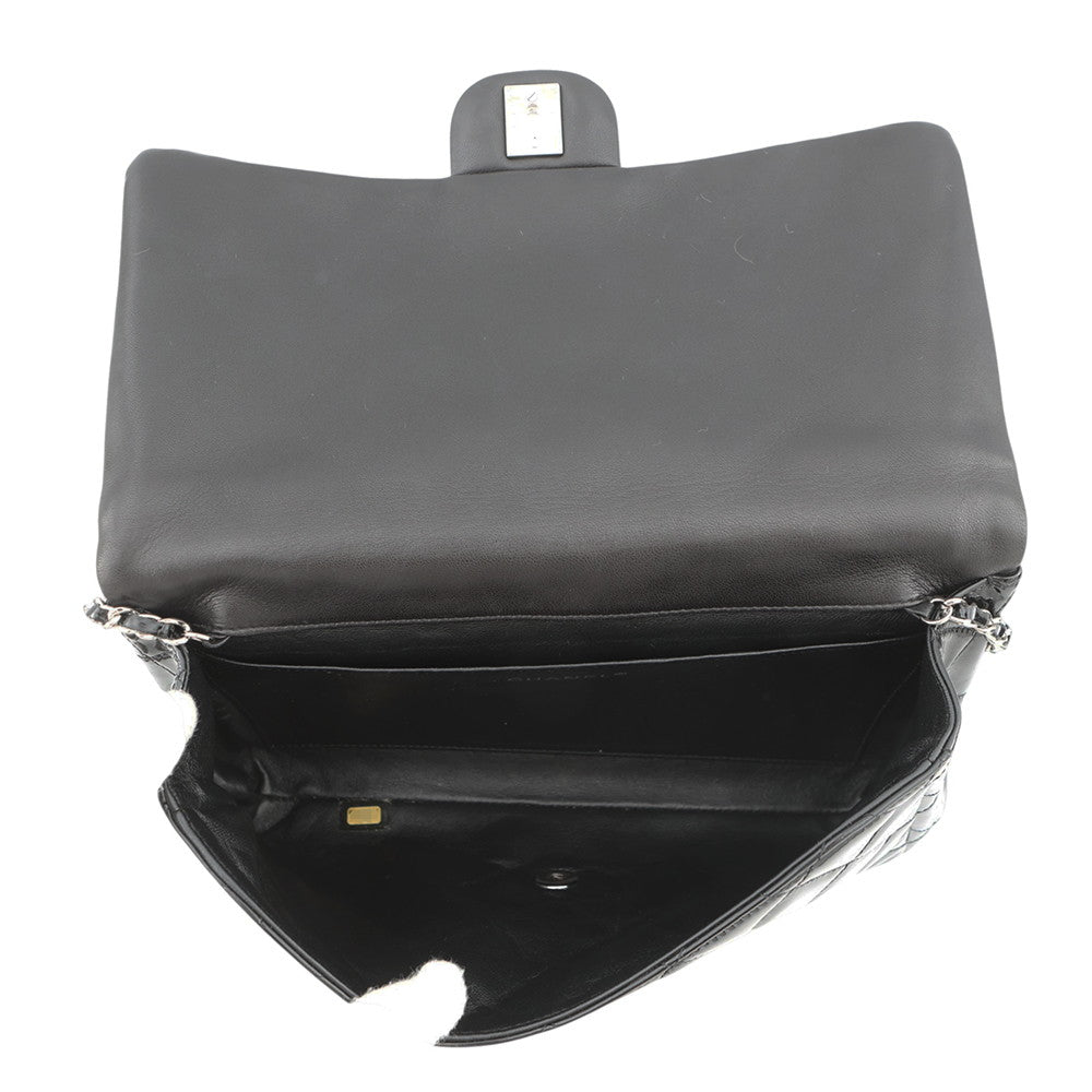 CHANEL Matelasse ChainShoulder Bag BlackA65051 Patent Leather Size 27