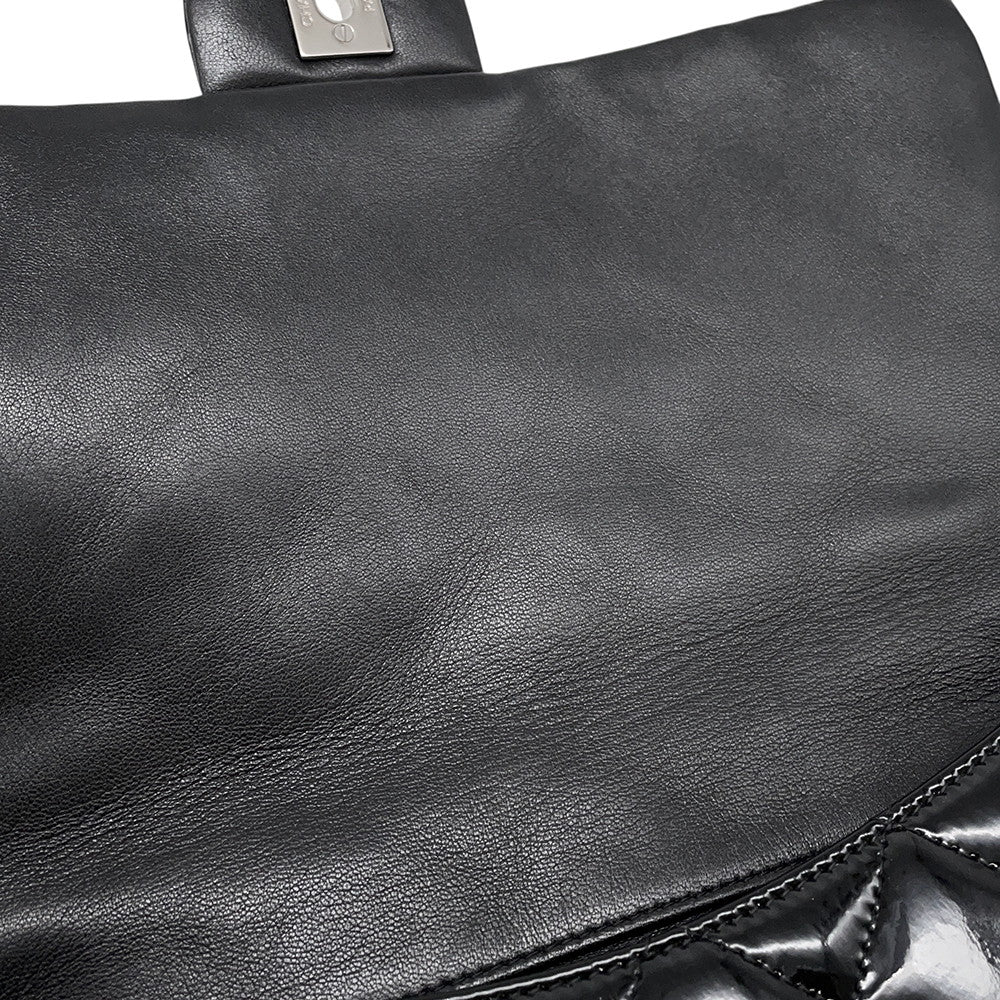 CHANEL Matelasse ChainShoulder Bag BlackA65051 Patent Leather Size 27