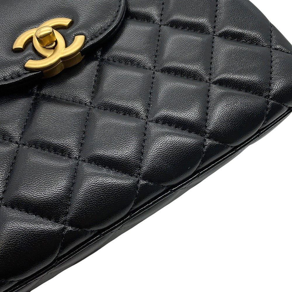 CHANEL Matelasse Mini Shopping Bag BlackAS4416 Leather
