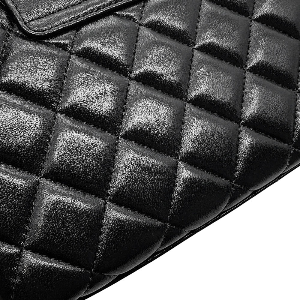 CHANEL Matelasse Mini Shopping Bag BlackAS4416 Leather