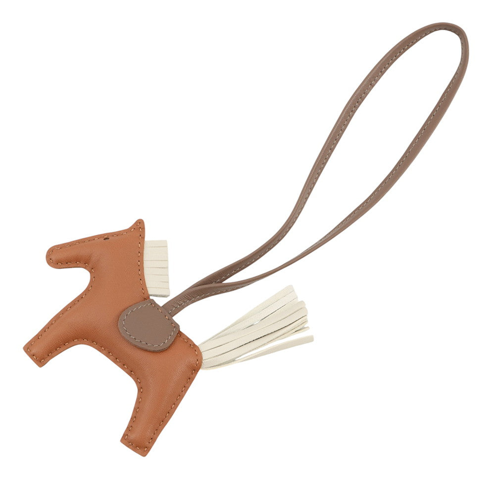 HERMES Rodeo Gold/Craie/Etoupe Lambskin Size PM