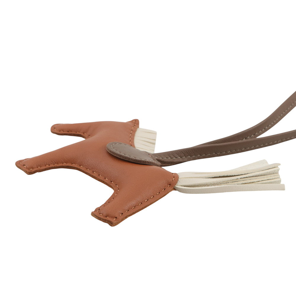 HERMES Rodeo Gold/Craie/Etoupe Lambskin Size PM