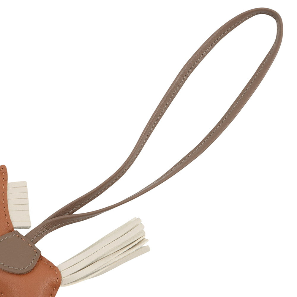 HERMES Rodeo Gold/Craie/Etoupe Lambskin Size PM