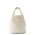 HERMES in-the-loop Tote Bag Craie Taurillon Clemence Swift Leather Size 18