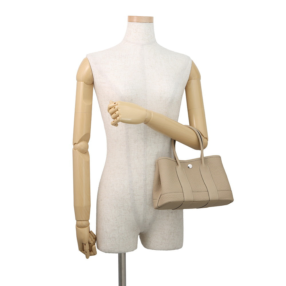HERMES Neo Garden Trench Negonda Leather Size 23