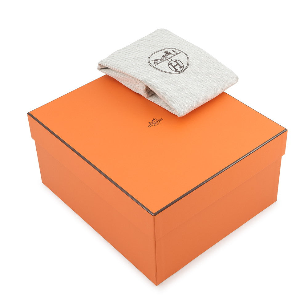 HERMES Neo Garden Trench Negonda Leather Size 23