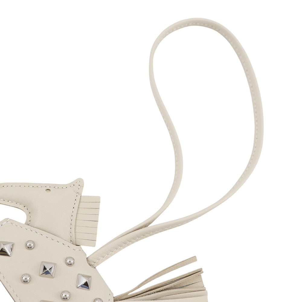 HERMES Rodeo Robeo Padlock Craie Lambskin Size PM