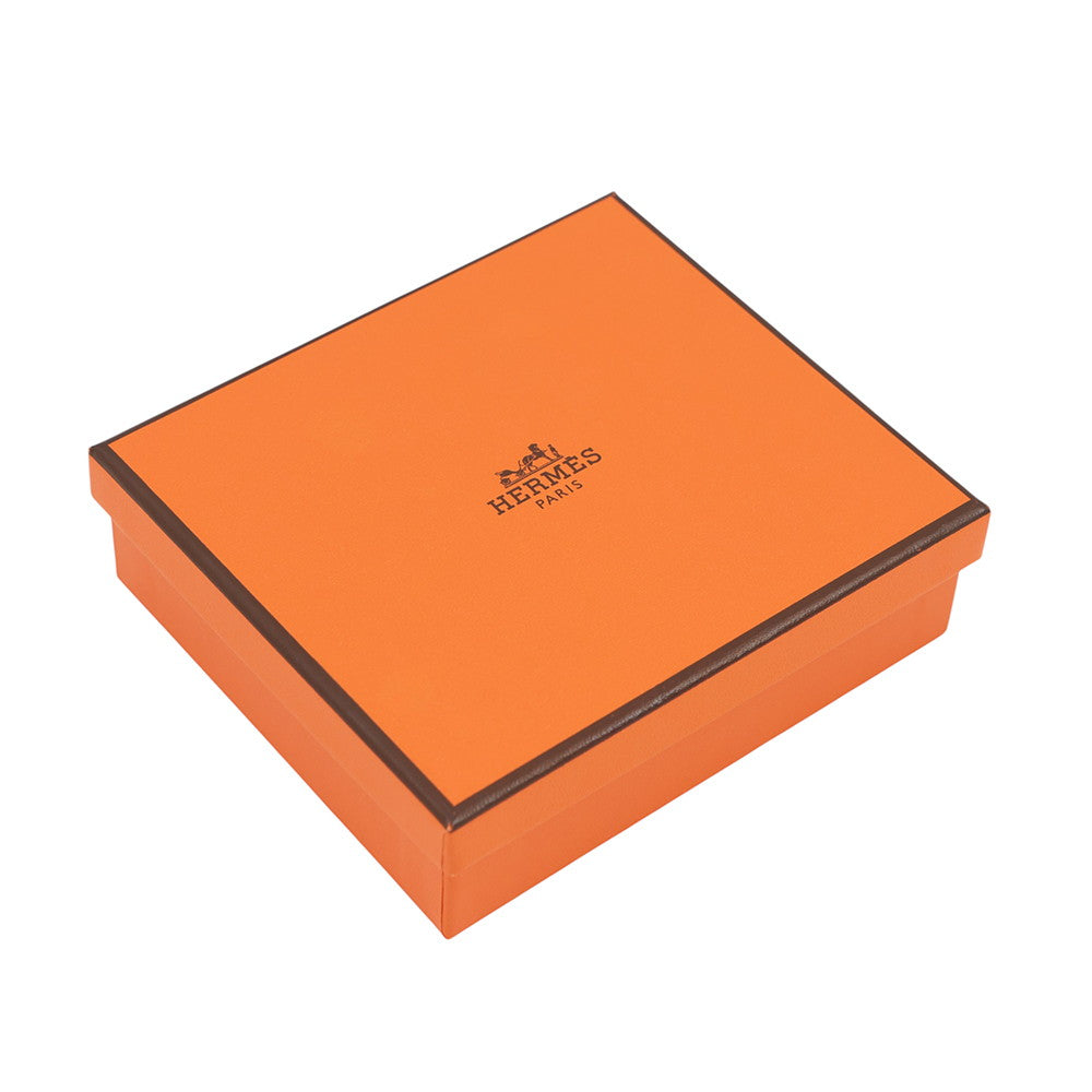 HERMES Glennan Compact Rose Sakura Swift Leather