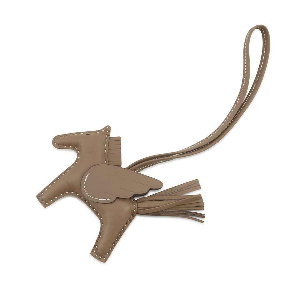HERMES Rodeo Pegasus Etoupe Lambskin Size PM