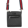 GUCCI Messenger bag Black523599 GG Supreme Leather Size Small